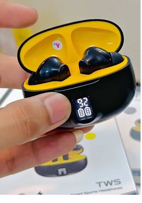 Wireless Earbuds Headphones Bluetooth Earpods Sports Stereo Airbuds Noise Canceling Headphone Microphone Speaker with LED light headphones