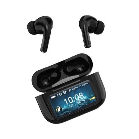 Smart Touch Screen ANC Wireless Earbuds with Digital Display | Bluetooth 5.3 TWS Earphones | HiFi Stereo Sound & Fast Charging